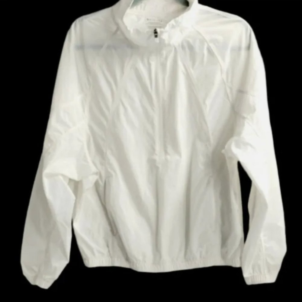 Athleta Quarter Zip White Size M Worn One Time